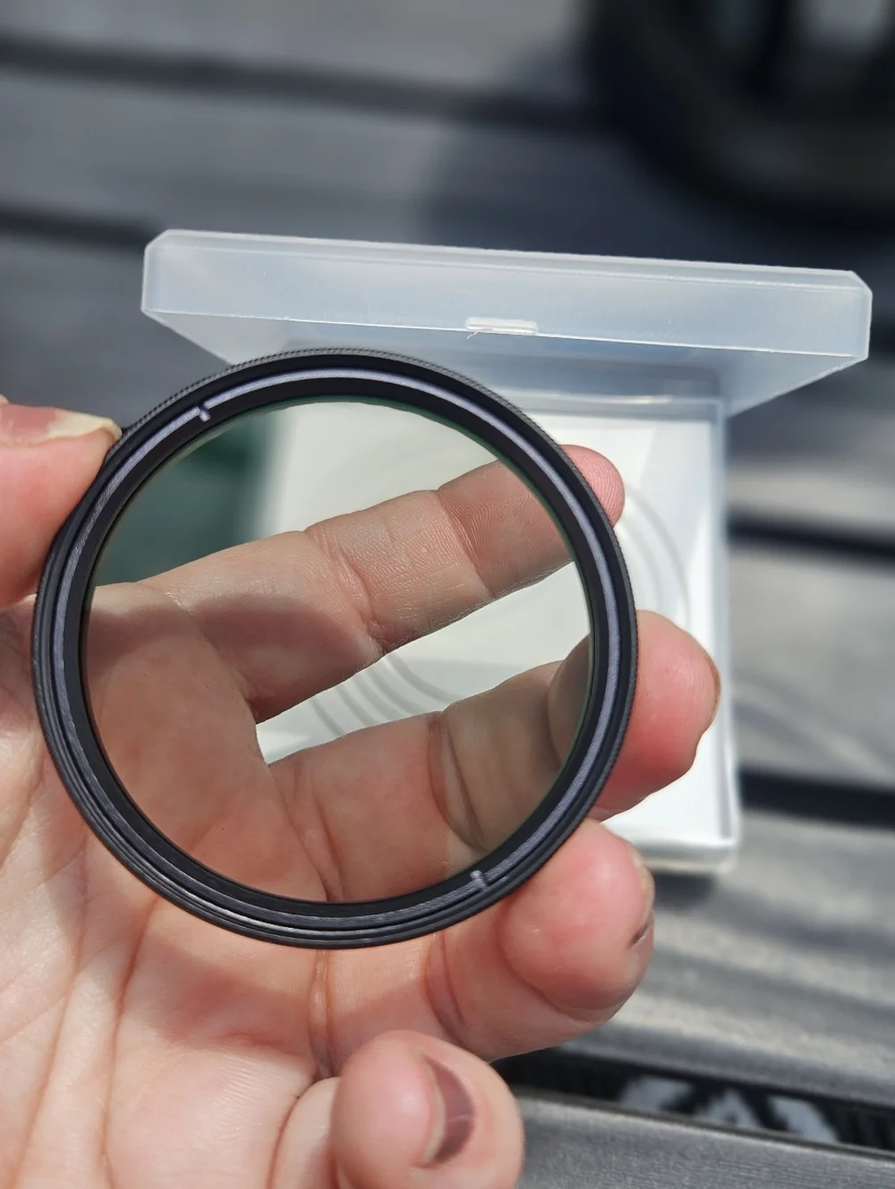 Amazon Basics Circular Polarizer Camera Lens Filter, Multi-Layer Coating 55 MM